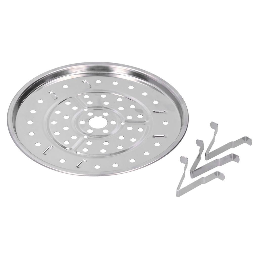 Stainless Steel Heat Resistant Steaming Rack Tripod Design Non Stick Rack for Food Cake(19CM )