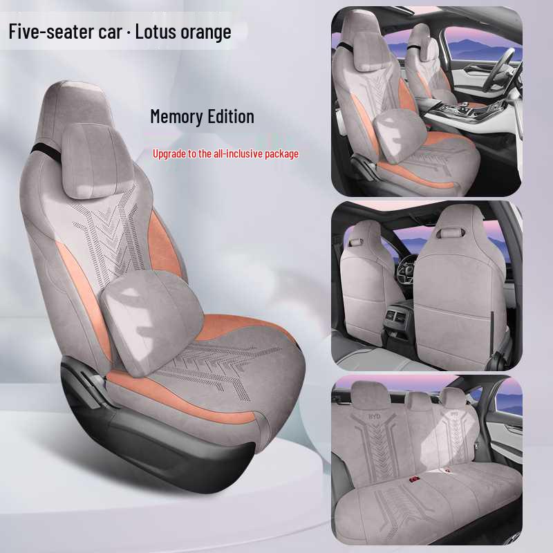 BYD Breathable, Wear-resistant Ramses Qin Plus Seat Cover for Four Seasons - EV/DMI Special Cushion.
