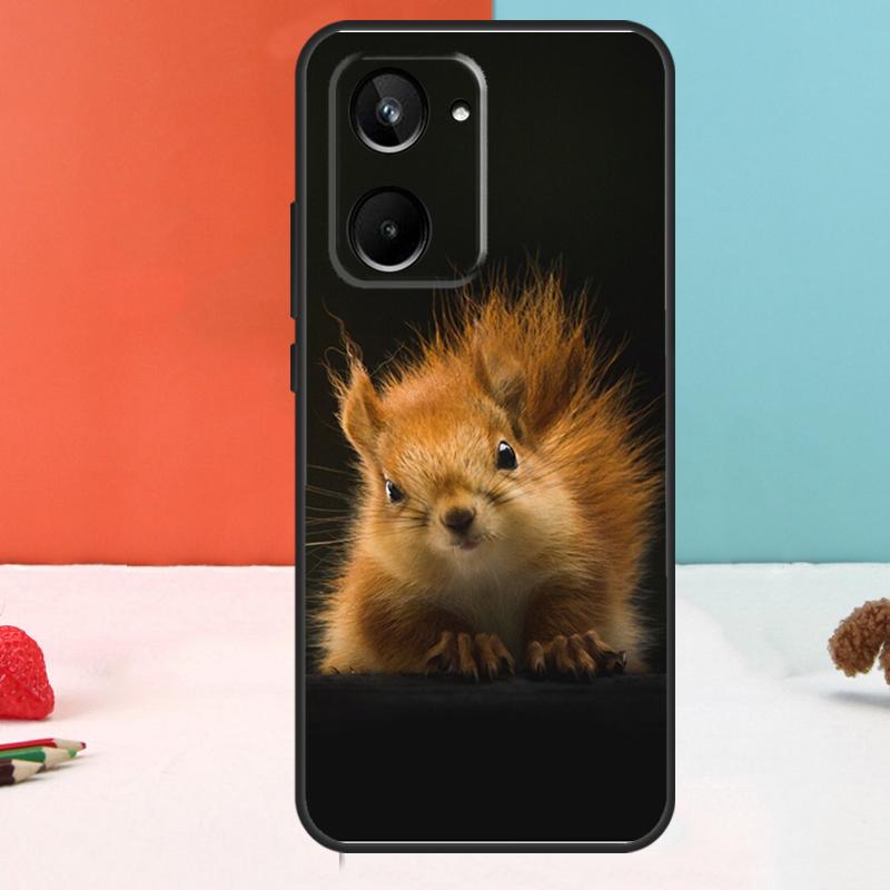 Squirrel Cute Animals For Realme C67 C75 C71 C55 C53 C61 C33 C63 C51 10 11 12 13 14 15 Pro Plus C65 GT7 Pro Case