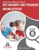Książka NAPLAN LITERACY SKILLS Best and Worst : Daily Persuasive Writing Activities Year 5