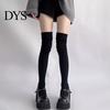 Chic Thigh High Socks Slouch Women Stretchy Over-the-knee Scrunch Long Breathable Over Knee Stockings for Boots Skirts Party Dating Street Wear