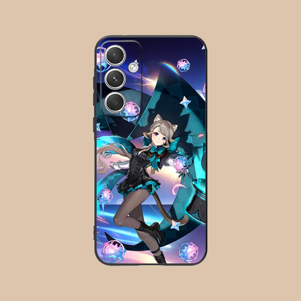 Game GI Lynette Matte TPU Mobile Phone Case for Samsung Galaxy S26 S25 S24 S23 S22 S21 S20 Note20 Plus FE Ultra Colorful Cover