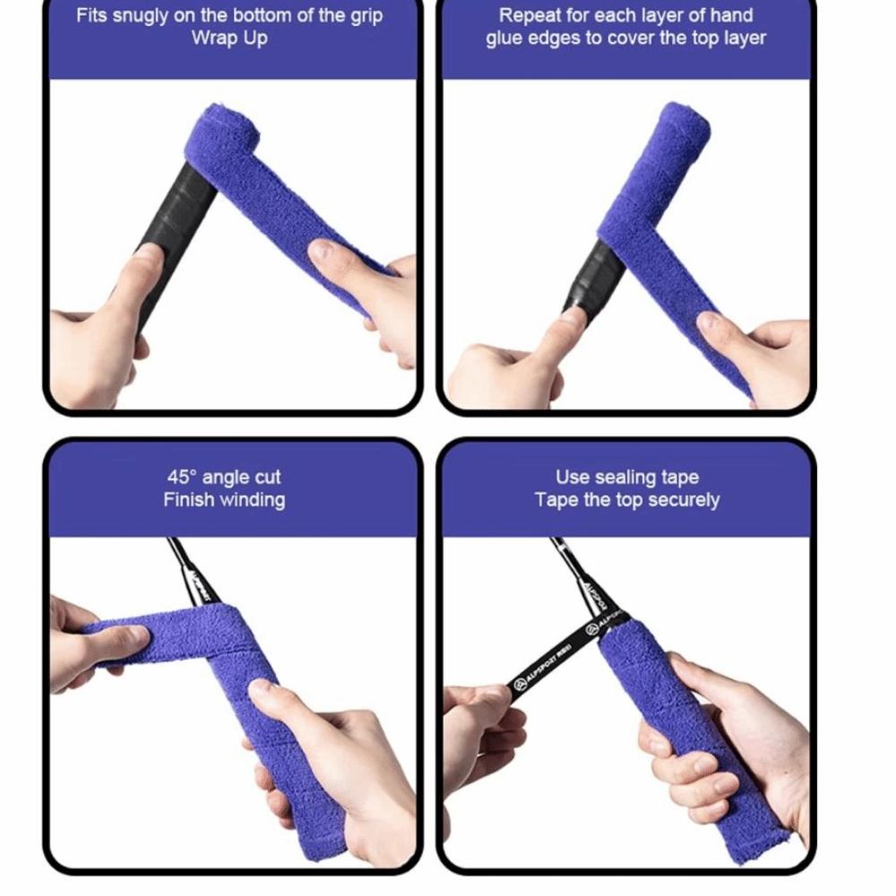 Anti-Slip Tennis Towel Hand Grip Colourful Over Grip Tape Badminton Racket Overgrip  Tennis Sport