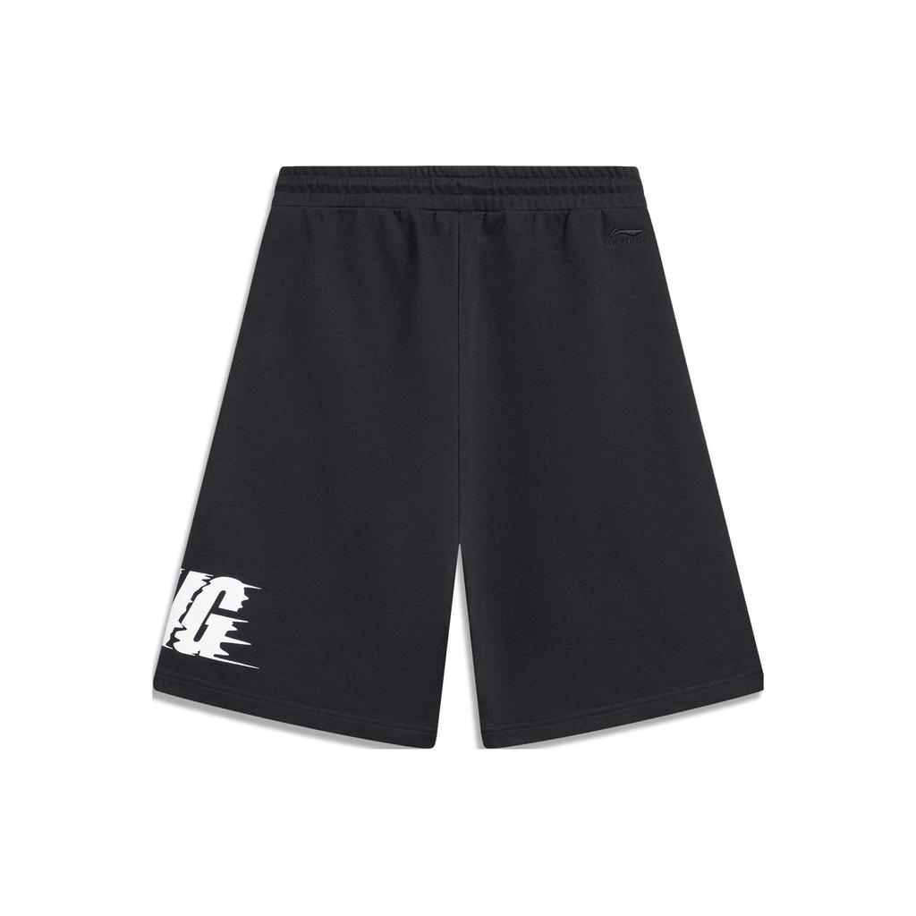 Li-Ning Graphic Loose Fit Shorts 'Black' Men's AKST747-1