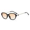 Vintage Oval Sunglasses for Women Men Elliptic Sun Glasses Female Round Eyewear  for Male Female Cat Eye Eyeglasses