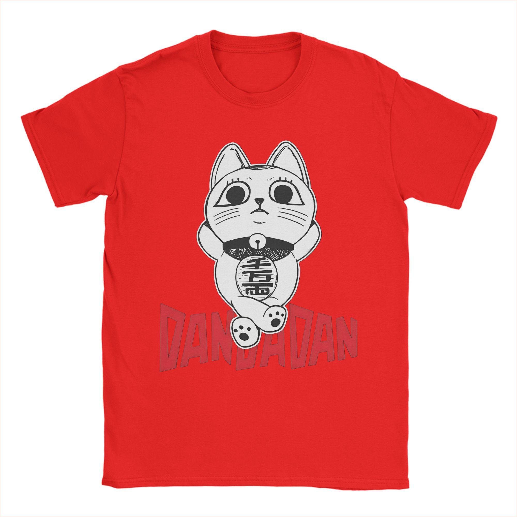 

Dandadan Men T Shirts Turbo Granny Cat Awesome Tee Shirt Short Sleeve O Neck T-Shirt 100% Cotton Gift Clothing S