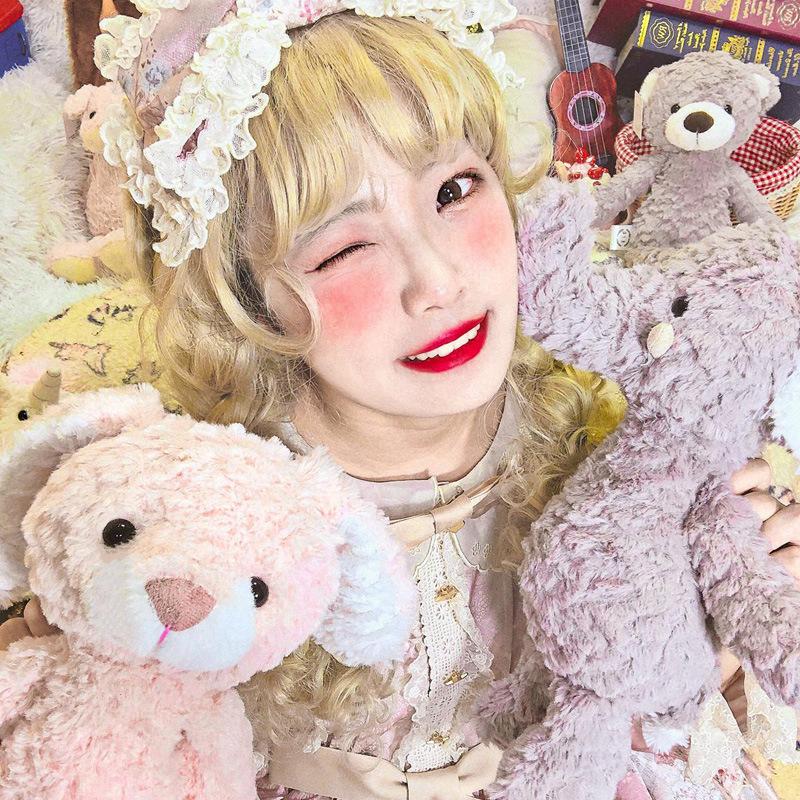 Cute Teddy Bear Elephant Doll Plush Toy Little White Rabbit Dog Piggy Doll For Girls To Sleep With