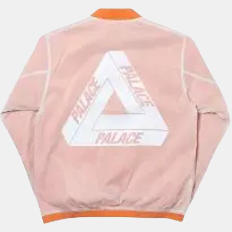 Palace Reversible Overplay Bomber With Alphanumeric Logo Unisex Jacket Orange P16JK031