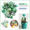 10/25/50 sztuk Asortyment żywicy Europejskie koraliki Zielone duże otwory Lampwork Spacer koraliki Rhinestone Craft koraliki do DIY Charms Bransoletka Biżuteria Making