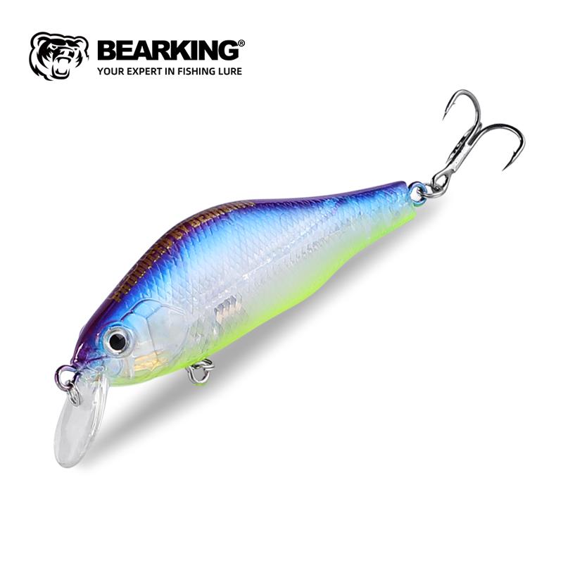 

BEARKING Brand 70mm 8.6g Tungsten system рыболовные приманки minnow crank wobbler качественные рыболовные снасти 10 цветов на выбор E