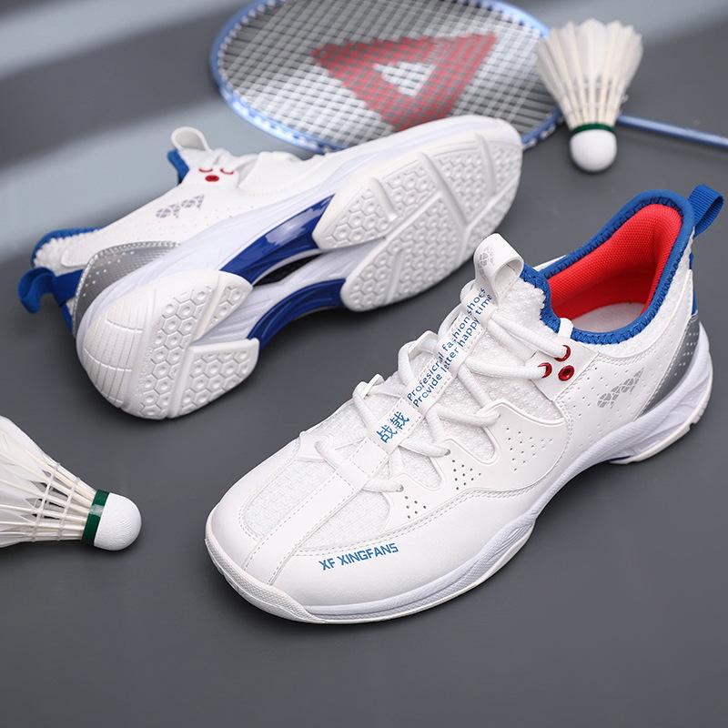 

Badminton shoes new low-top men s and women s leisure sports competition shoes non-slip shock absorption power pad couple table tennis shoes 36