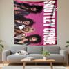 Gobelin Ścienny Motley Crue, Zespół Glam Metalowy, Dekoracja Ścienna do Sypialni Salonu Akademika