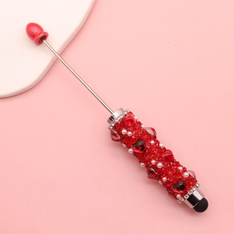 Rhinestone Heart Stylus Pen - Decorative Crystal Touch Screen Pen, Colorful Bling Stylus for Phones/Tablets