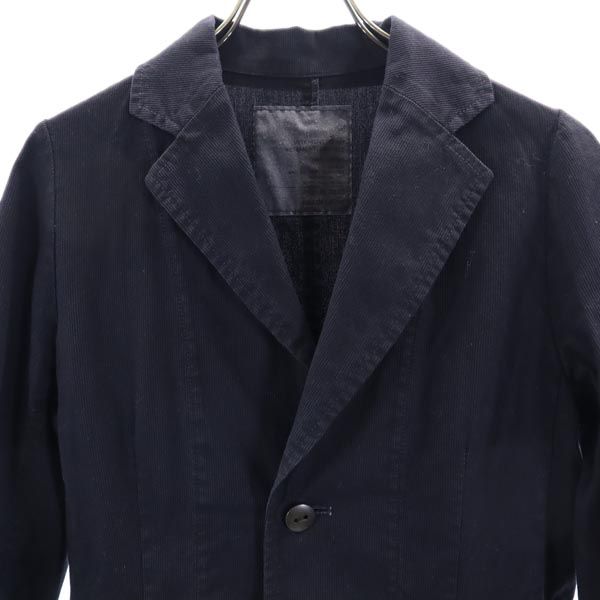 pas de calais cotton Striped tailored jacket 38 Navy blue Women Used