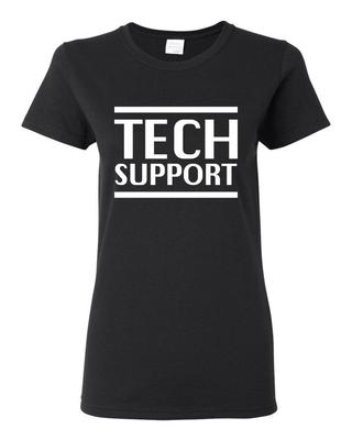 Tech Support Funny Viral Elon Meme Trending USA Womens Graphic T-Shirt Unisex T-Shirt