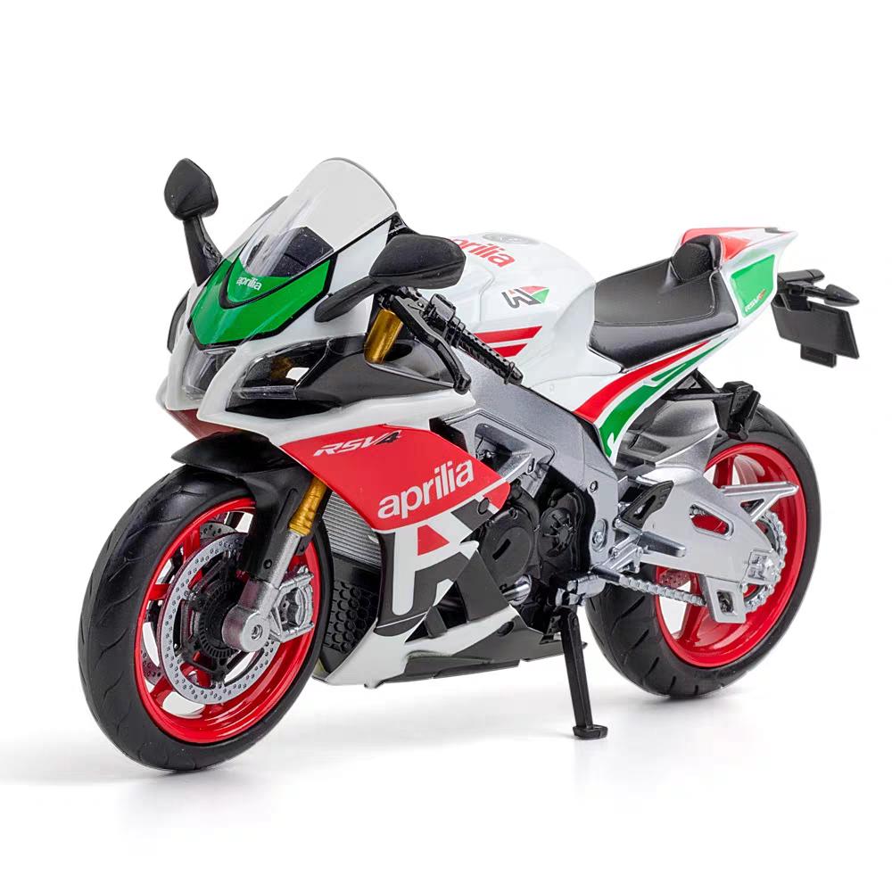 MotoGP Aprilia RSV4 RR1000 Racing Motorcycle Simulation Exquisite Diecast & Toy Vehicle RMZ City 1:12 Alloy Collection Model