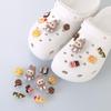 Cute Cartoon Flower Shoe Charms for Hole-Punched Crocs