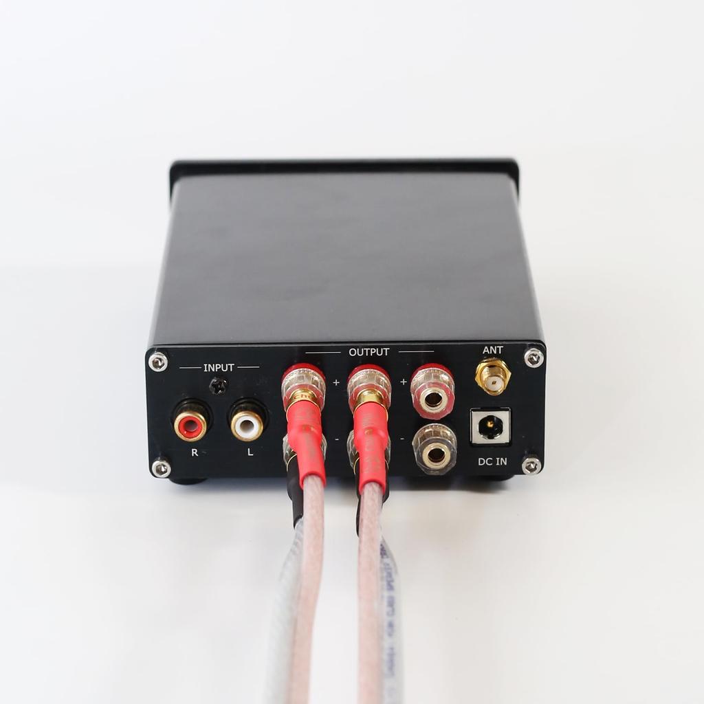 600-adriges Bananenstecker-Kopfhörerkabel, Audiokabel, Lautsprecherkabel, 4N sauerstofffreies Kupfer, 1m, 2 Stück [W107], 24k reines Kupfer vergoldet mit Bananensteckern, Speak