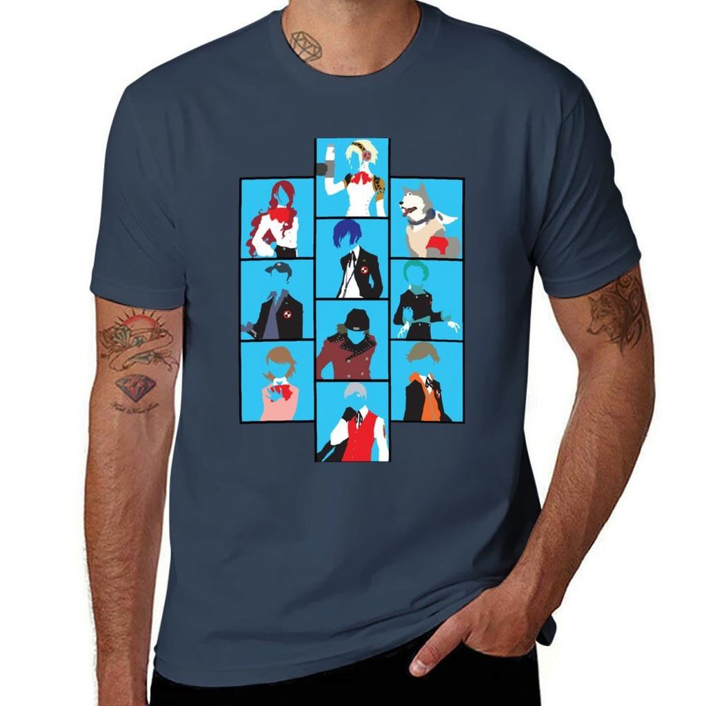 Perusona 3 Tshirt Basic Lightweight Short Sleeve Tee