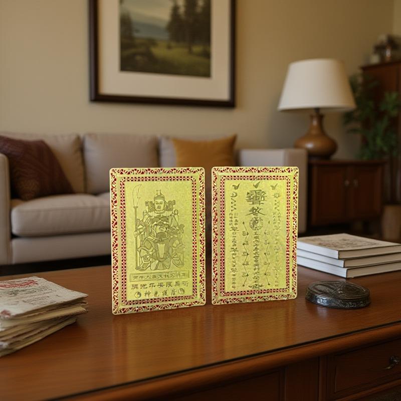 2026 Tai Sui Amulet Card Feng Shui Prayer Gold Card Amulet Safe Bring In Wealth And Treasure Exorcism Protection Buddha Gift