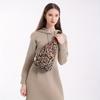 Fashion Leopard Pattern Chest Bag, Trendy Crossbody Bag, Women's Casual Sling Shoulder Purse