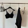 French Gentle Pure V-Neck Lace Underwear Women's Sexy Thin Steel Rim Gathering Anti-Sagging Traceless Bra Cover