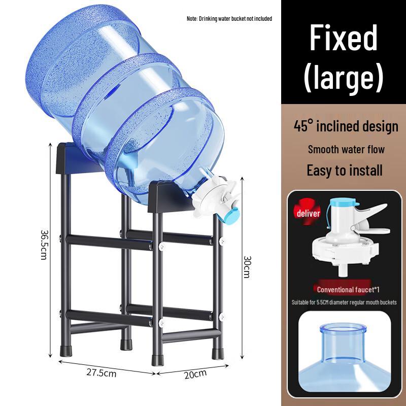 Wooden Single Water Barrel Dispenser Stand