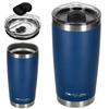 Large Steel Thermal Mug 600ml - Blue