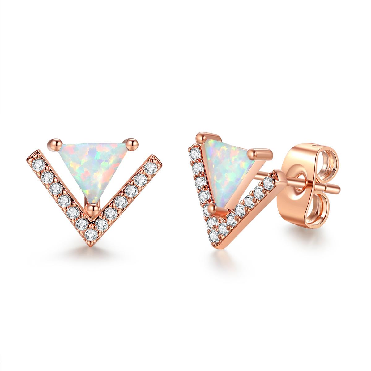 

Korean Style Fashionable New Accessory Triangle Earrings