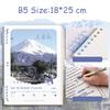 B5/A5 Horizontal Line Notebook 60 Sheets Hand Ledger Notepads New Loose-Leaf Notebook  Stationery