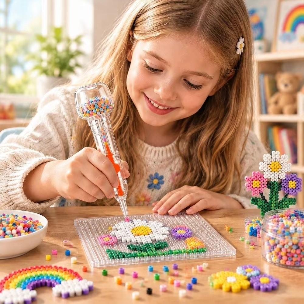 Precision Tip Bead Dispenser Pen Smooth Release DIY Fuse Bead Pen Birthday Gift