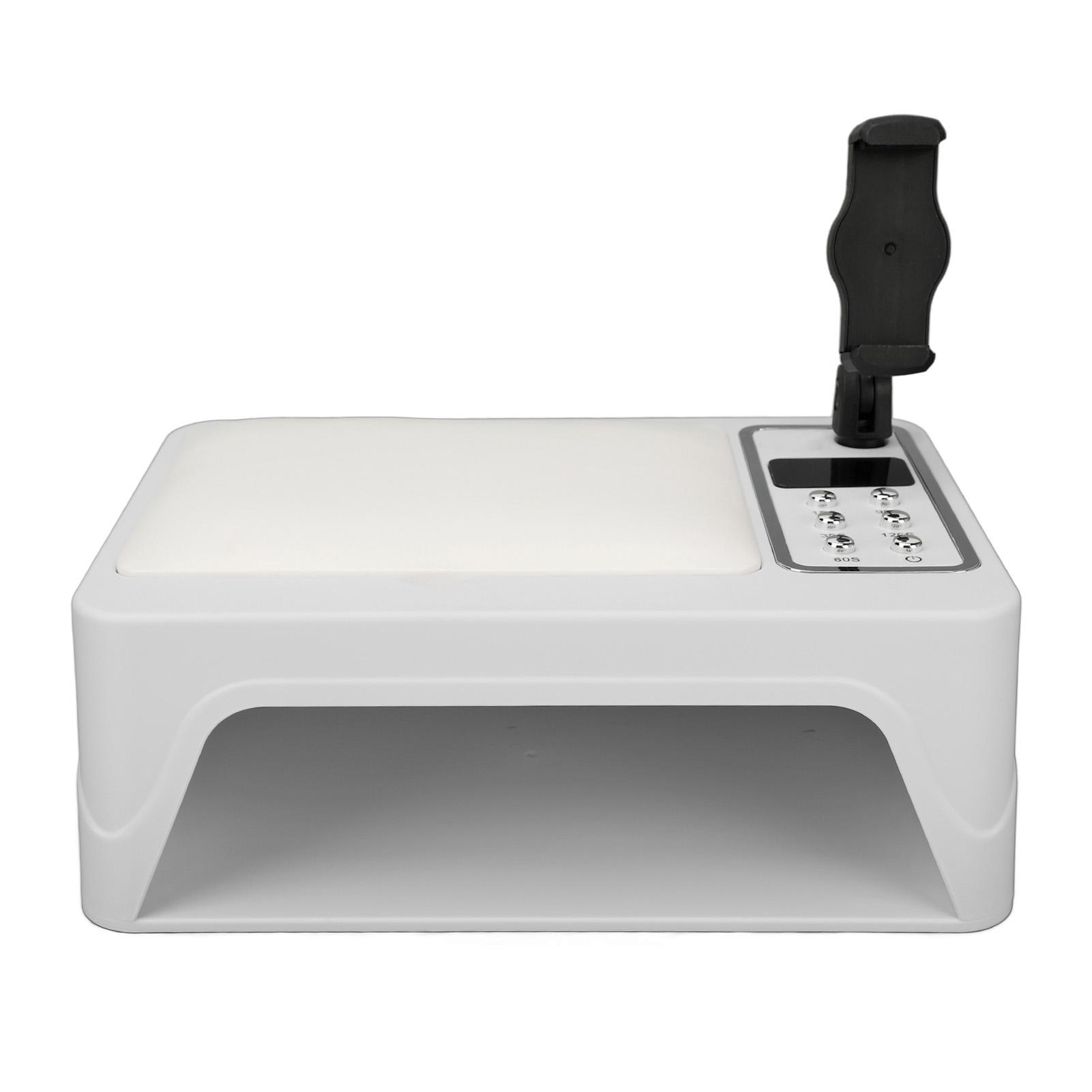 

Лампа для ногтей Большое пространство Светодиодная лампа для ногтей Машина с подставкой для телефона для Арт-салона EU PLUG