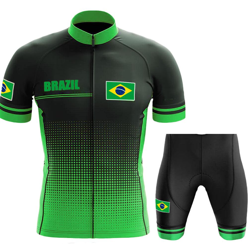 Set Kurzarm Nationalmannschaft Bekleidungssets Rennrad Trikots Anzug Fahrrad Trägerhosen MTB Trikot Sommer Atmungsaktives Radsport Anzug Set 2026