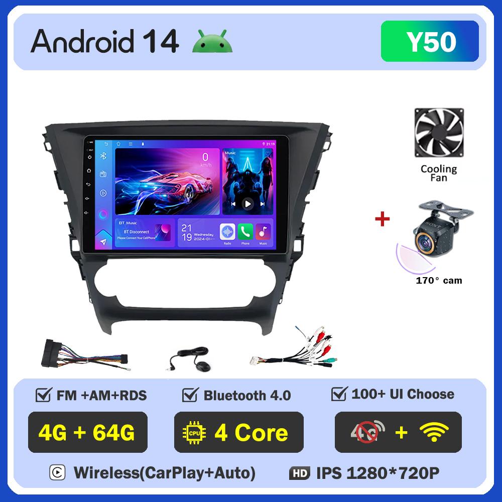 For Toyota Avensis 2018-2020 Car Radio Player Car Carplay Screen Autoradio Mirror Link Car Intelligent Systems Touch Screen RDS