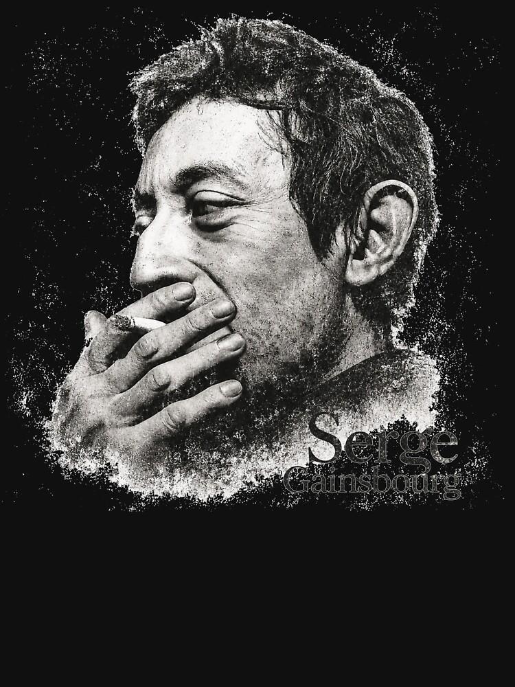 Jane Birkin Serge Gainsbourg Monochrome Portrait Essential T-Shirt