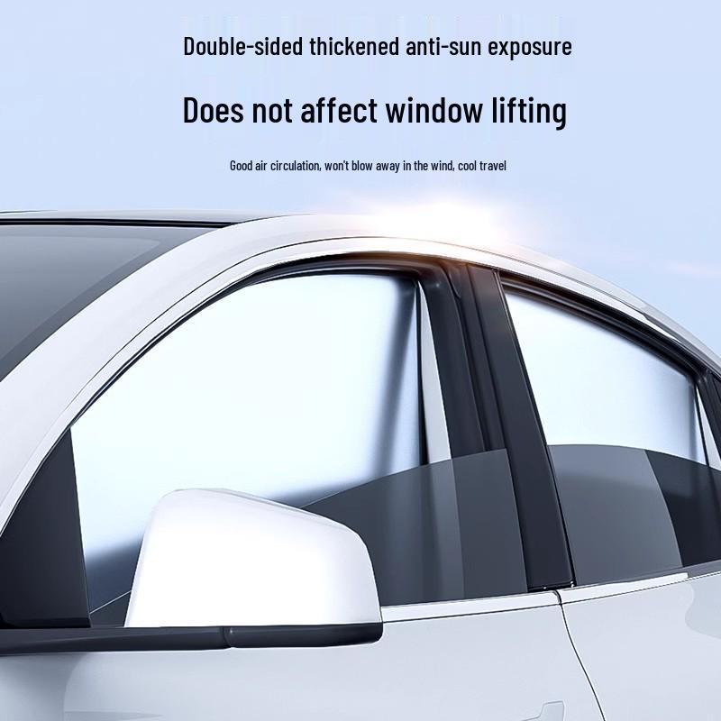 Magnetic Car Sun Shade: Sun Protection, Heat Insulation, Privacy Curtain for Side Windows