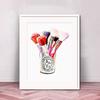 Rosa Mode Wand Poster Parfüm Makeups Leinwand Malerei Wand Kunst Moderne Nägel Drucken Bilder Nordic Mädchen Schlafzimmer Wohnkultur