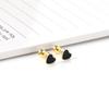 Drip Oil Heart Love Ear Cartilage Studs Fashionable Personality Fresh Earrings