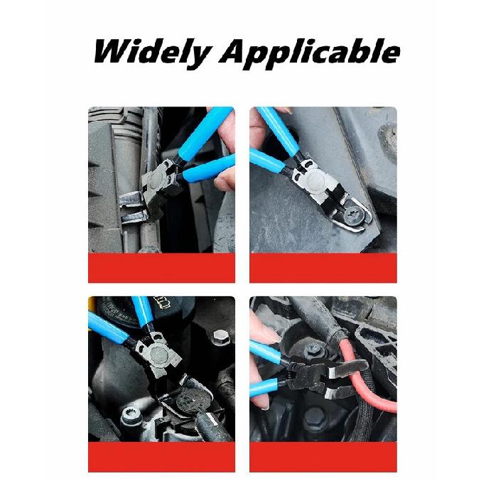 Multifunctional Car Clip Pliers Diagonal Pliers Car Rivet Tightening Pliers Wire Stripping Plier Staple Screwdriver Removal Tool