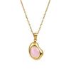 Elegant Egg-shaped Pendant Necklace - Versatile High-end Fashion Jewelry