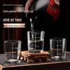 UOSO Gold-Rimmed Spirit Glass