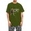 T-shirt con Firma Cr7 Cristianoed Ronaldoed Uomo Y2K Base Cotone Puro T-shirt Spiaggia Girocollo Magliette alla Moda Taglie Forti