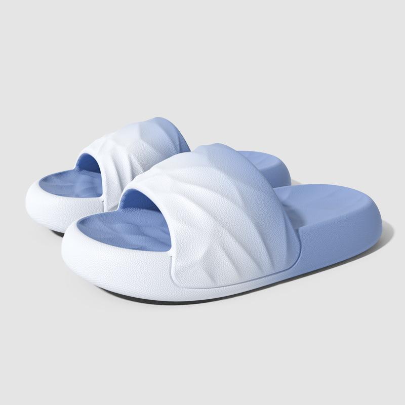 Step On Poop Sensation Gradient Slippers for Men In Summer, Slip Resistant for Outdoor Wear, Indoor Shower, Home, Couple, Cool Slippers