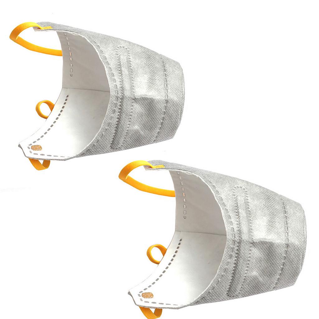 Maschera antipolvere con filtro respiratorio PM2.5 per animali domestici, 2 pezzi, per cani, viso morbido, in cotone, maschera antipolvere