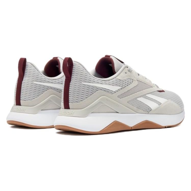 Reebok Nanoflex TR 2.0 Steely Fog Classic Maroon Gum Men Sneakers Grey Cold-Grey 100033531