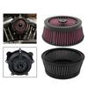 Replacement Motorcycle Air Cleaner Filter Round Tall Aluminum Filter Element for Harley Touring FXDLS Softail Trike