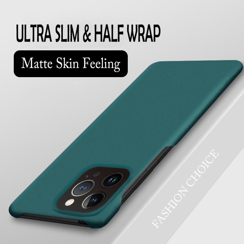 Hard PC For iPhone 15 16 16e Shockproof Cover Ultra Slim Matte Case For APPLE iPhone 16 15 Pro Max Plus Half Wrap Covers