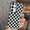 Retro Classic Chess Board Grid Shockproof Phone Case for Samsung A17 A16 A15 A14 A37 A57 A36 A56 A26 A35 A55 A25 A34 A54 A24 A13