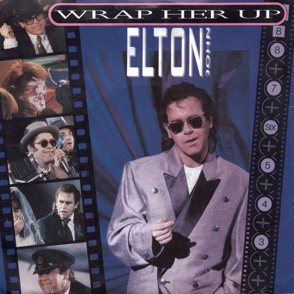 

7inch Record ELTON JOHN - Wrap Her Up EJS10 The Rocket Reco 1985 UK Pop Used