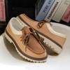 New Luxury Fashion Men Shoes Vintage British Tooling Leather Shoes Cow Suede Loafers Breathable Sneakers Designer Shoes Men